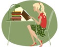 Girl reading