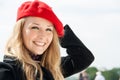 A Girl in a Red Hat