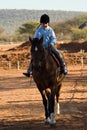 Girl rider Royalty Free Stock Photo