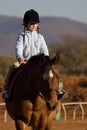 Girl rider Royalty Free Stock Photo