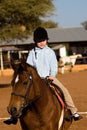 Girl rider Royalty Free Stock Photo