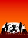 Girl Rock Band Background