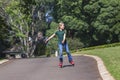 Girl Rollerblade Skating