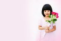 Girl with rose Royalty Free Stock Photo