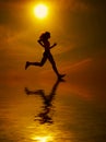 Girl running