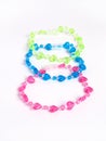 GirlÃÂ´s plastic bracelet Royalty Free Stock Photo