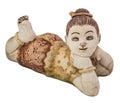Girl sand stone doll