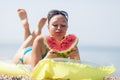 Girl at the sea Royalty Free Stock Photo