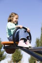 Girl on Seesaw