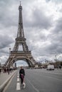 Girl With Shih Tzu in Paris