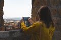 Girl shoots beautiful views of Naples