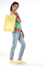 Girl with the shopping bag