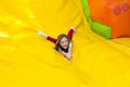 Girl Slide Down Royalty Free Stock Photo