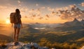 Girl standing at a scenic overlook capturing the essence of a solo traveler