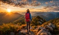 Girl standing at a scenic overlook capturing the essence of a solo traveler