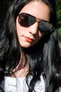 Girl in sunglasses Royalty Free Stock Photo