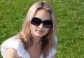 Girl in sunglasseses Royalty Free Stock Photo