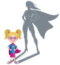 Girl Superheroine Concept Royalty Free Stock Photo