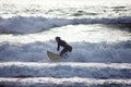Girl surfer Widemouth bay Cornwall uk