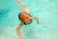 Girl swimming Royalty Free Stock Photo