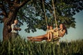 Girl on the swing