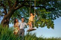 Girl on the swing