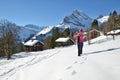 Girl in Swiss Alps