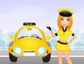 Girl Taxi driver