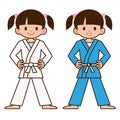 Girl to judo