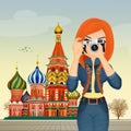 Girl tour in Russia