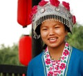 Girl in traditional costume, Southern China