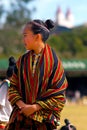 Girl with Traditional Igorot Clothing Royalty Free Stock Photo