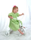 Girl on Tricycle