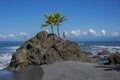 Girl on a tropical beach, Costa Rica