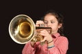 Girl with trumpet