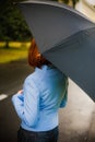 Girl with umbrella Royalty Free Stock Photo