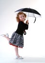 Girl with umbrella