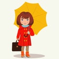 Girl with an umbrella