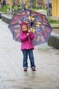 Girl with umrella Royalty Free Stock Photo