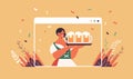 Girl waitress holding beer mugs Oktoberfest party celebration concept woman traditional clothes having fun Royalty Free Stock Photo
