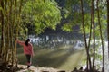 Girl Watching Nature