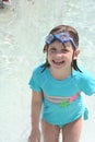 Girl at Water Park 3 Royalty Free Stock Photo