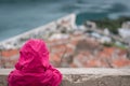 Admiring Kotor town and bay