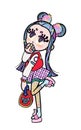 Girl Wearing Harajuku Style Japanese Fashion 01