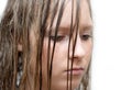 Girl weep Royalty Free Stock Photo