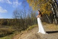 Girl in white dress