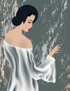 The Girl in the White Robe