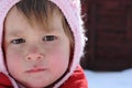 Girl in woollen hat