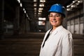 Girl worker in the factory