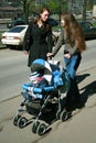 Girlfriends and kid